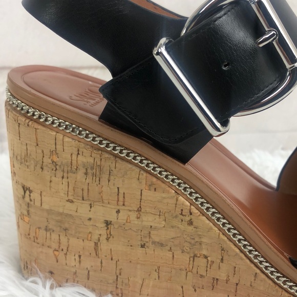Sarto by Franco Sarto Polly Wedge Black Leather - Picture 10 of 13